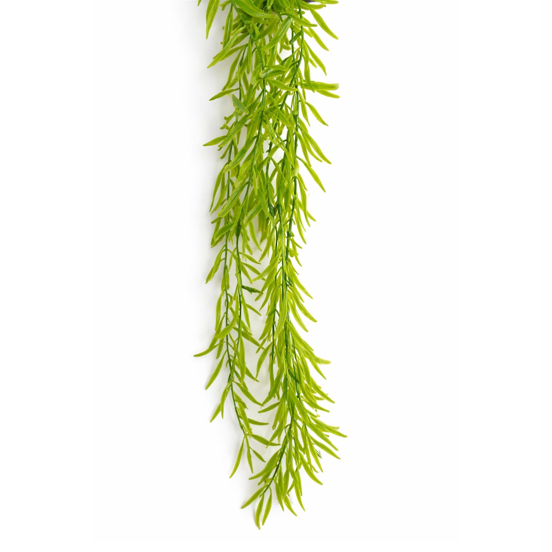 100cm Artificial Trailing Rhipsalis Style Hanging Plant - Light Green Tips
