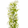 48cm Artificial White Blossom Spray Stem