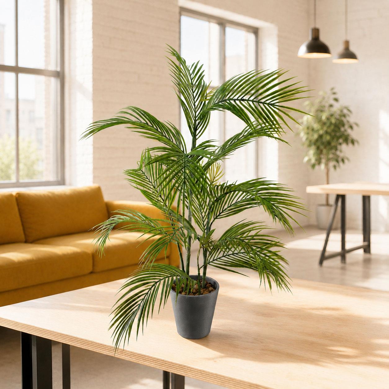 Artificial Palm Tree in Decorative Planter