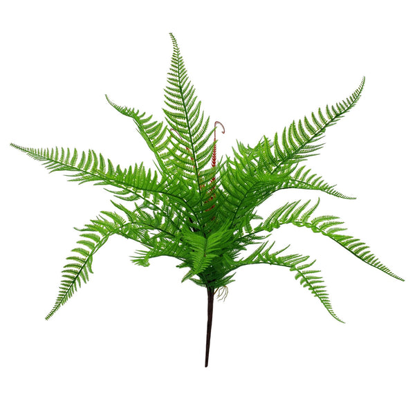 Artificial Fern Plant 60cm Bushy Dixie Wood Fern Plant Pack x 6