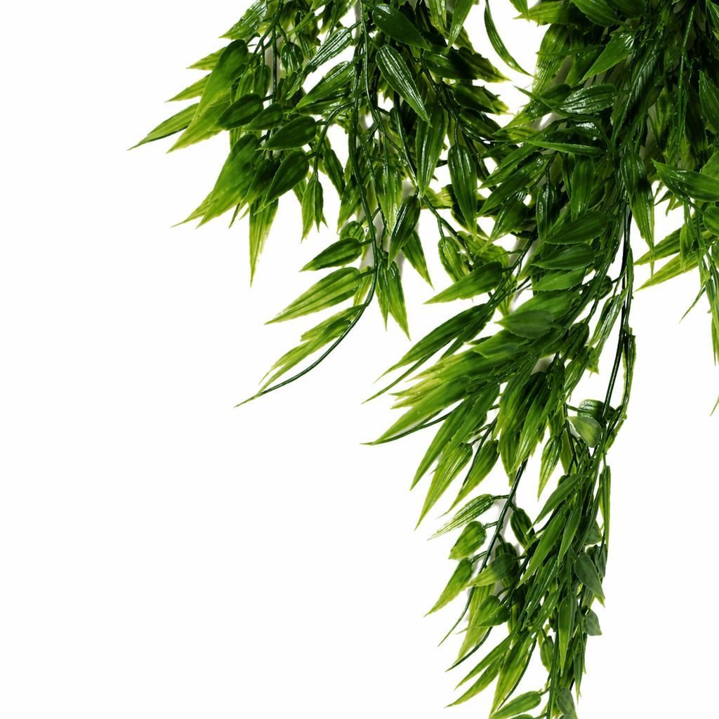 Pack of 6 x 80cm Artificial Trailing Bamboo Style Plant Hanging Faux Greenery - Premium Quality