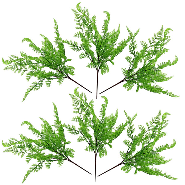 Artificial Fern Plant 50cm Southern Wood Fern Pack x 6