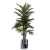 51cm XL Silver Metal Planter by Botanik - Premium Quality