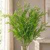 Pack of 6 x 120cm Artificial Boston Fern Stem Filler - Premium Quality