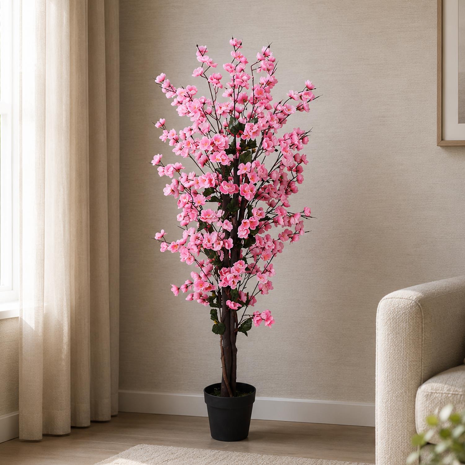 Artificial 120cm Pink Blossom Tree