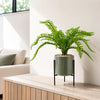 Large Artificial Fern Plant Planter &