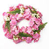 Artificial 40cm Pink Floral Blossom Wreath