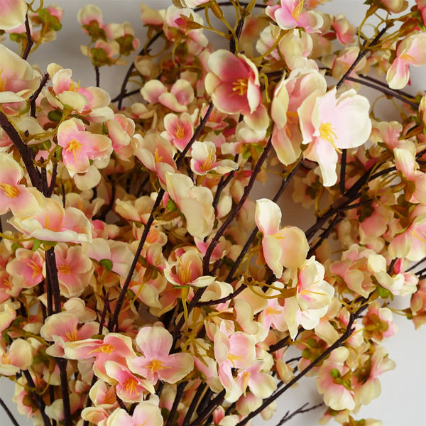 110cm Natural Pink Trailing Cherry Stem Artificial