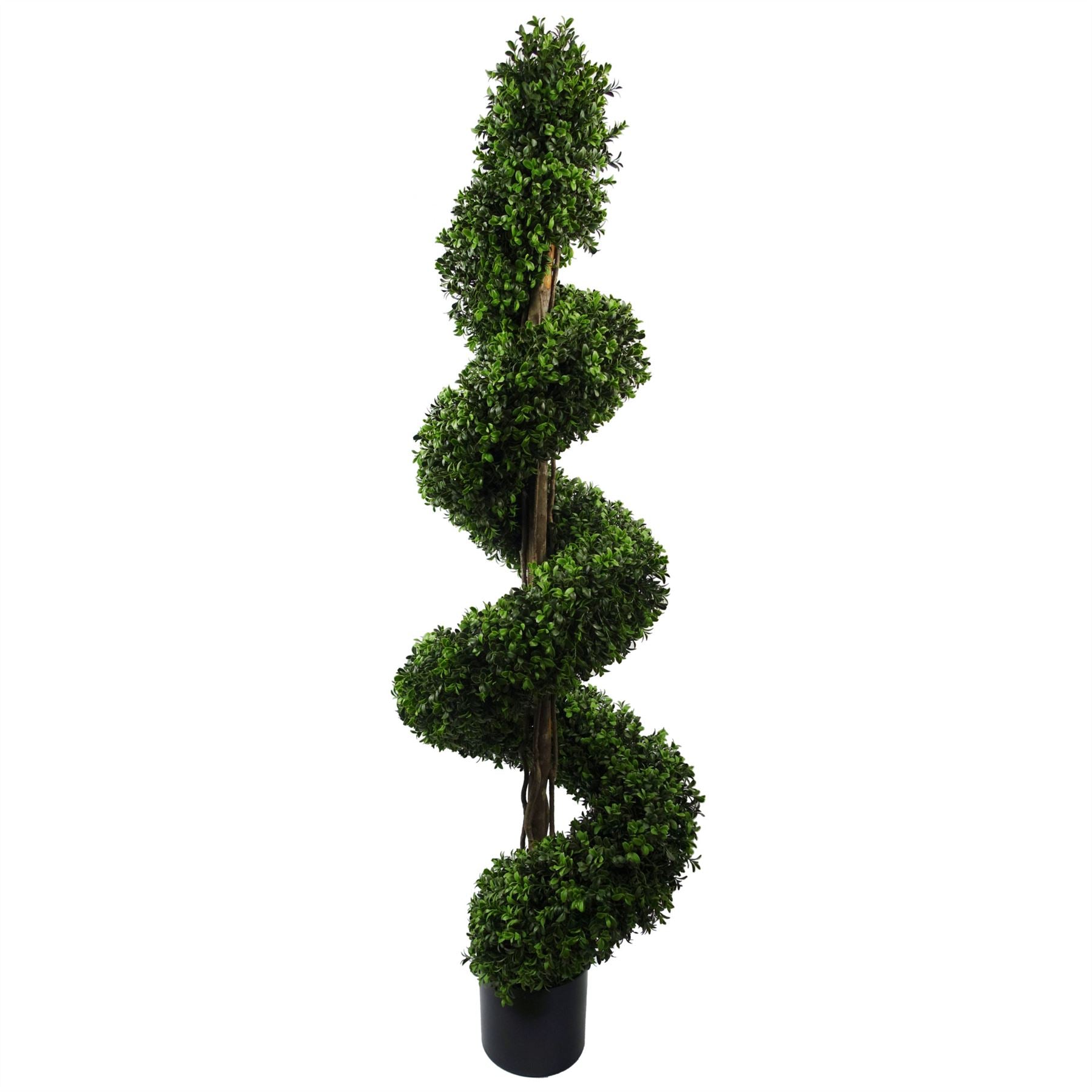 Outdoor Artificial Topiary Tree 150cm Sprial Buxus UV Resistant Botanik