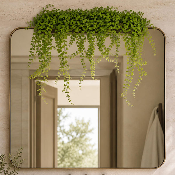 Hanging UV and Fire Resistant Artificial Plant Pearl String 92cm - Premium Quality