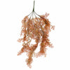 80cm Artificial Coral Fern Trailing Plant Autumn Orange Hanging Foliage