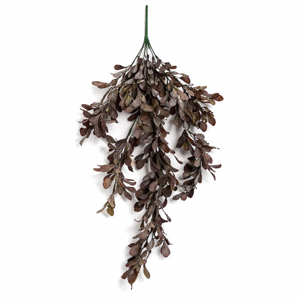 70cm Artificial Trailing Leaf Spray Stem - Dusty Purple