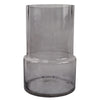 60cm Smoke Grey Vase Pink Peonies and Artificial Eucalyptus - Premium Quality