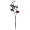 Pack of 6 x 75cm Artificial Pomegranate Stem Artificial Red - Premium Quality