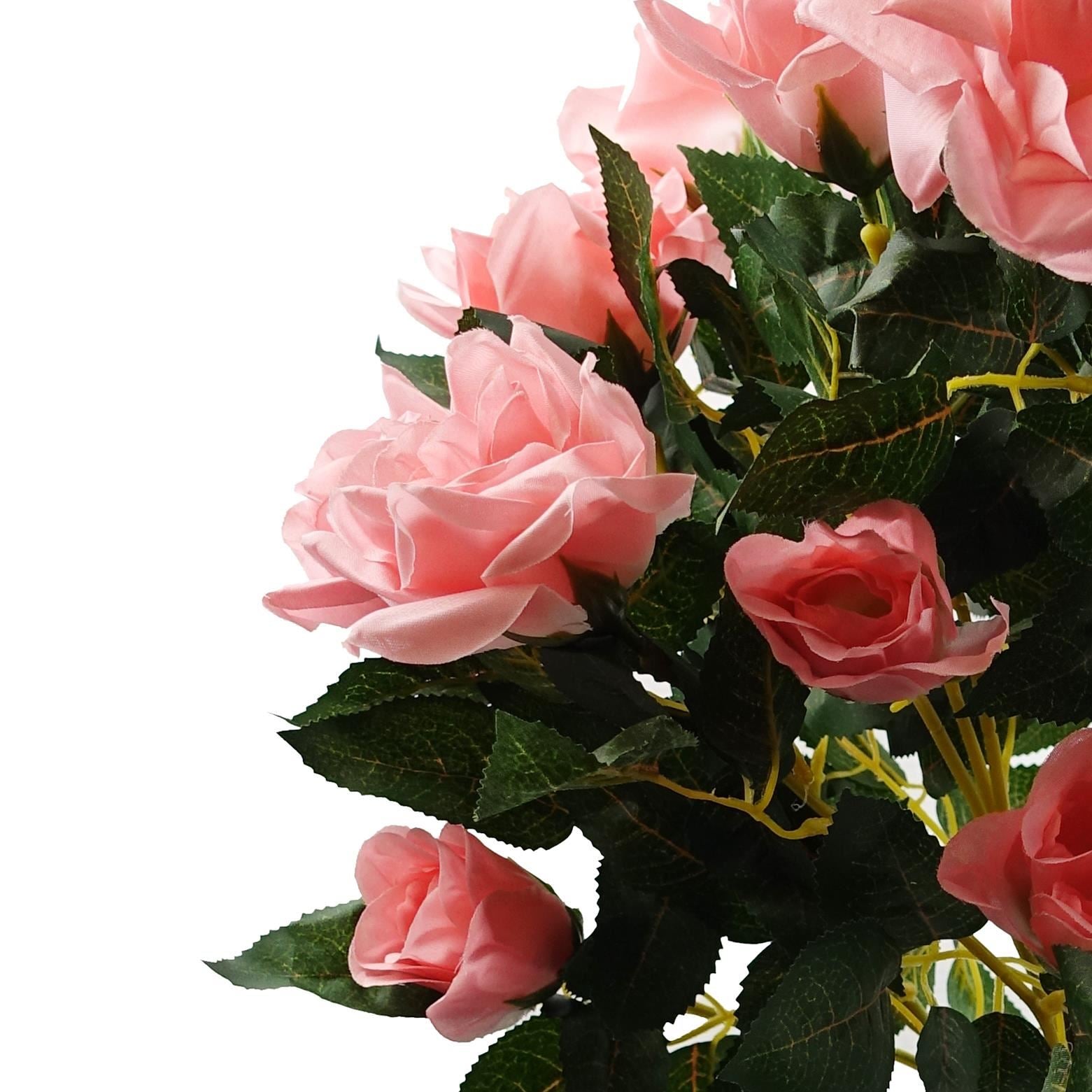 Artificial Pink Rose Tree Wedding Twisted Vine Detail 90cm (3ft) - Premium Quality