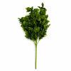 Pack of 6 x 75cm Artificial Green Leaf Foliage Bush Stem