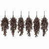 Pack of 6 x 70cm Artificial Trailing Botanik Spray Stem - Dusty Purple - Premium Quality