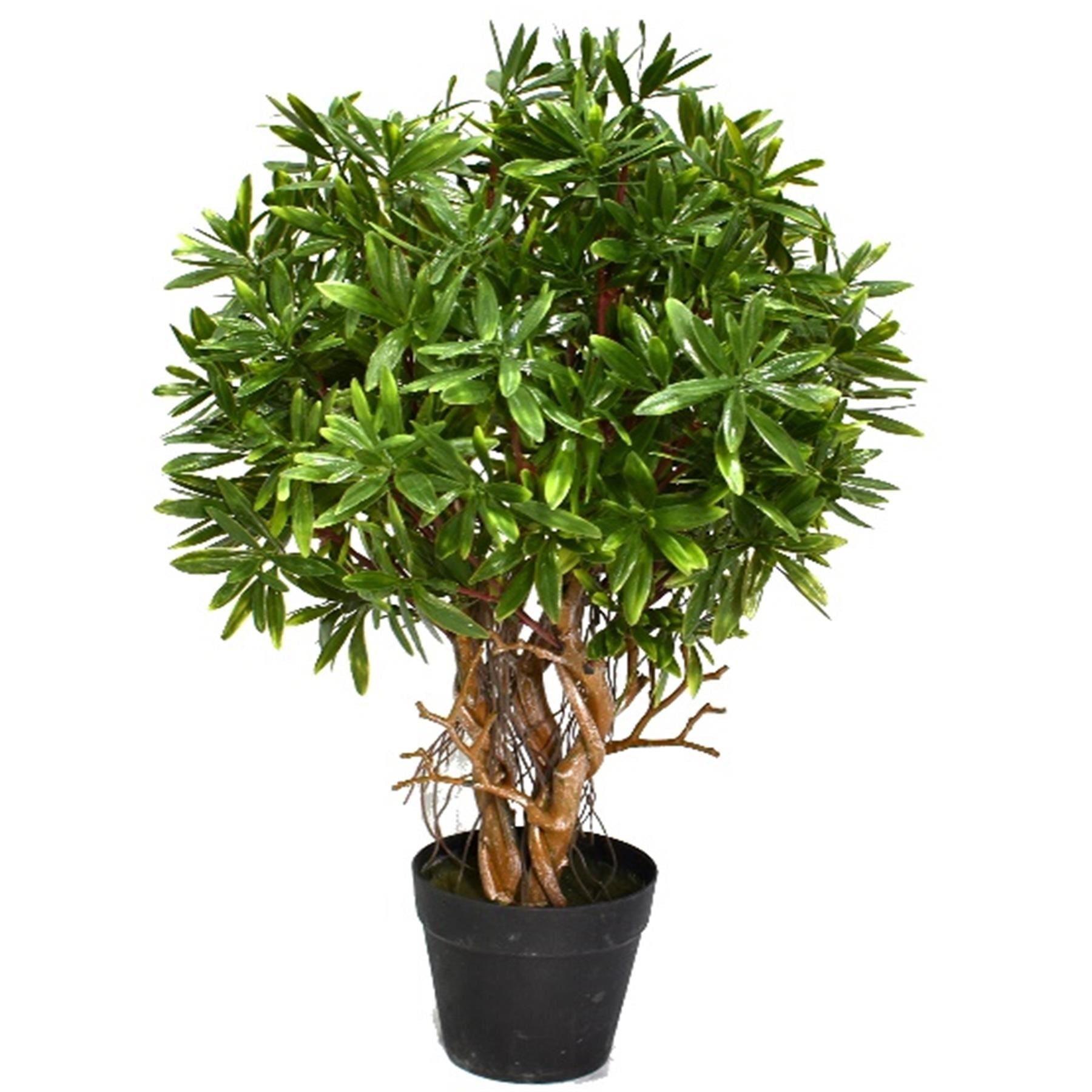45cm Fire Retardant Mini Ficus Topiary Ball Plant - Premium Quality