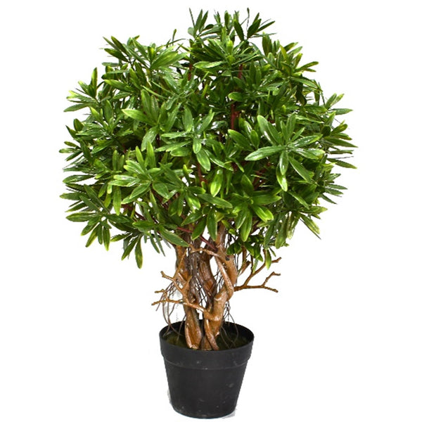 45cm Fire Retardant Mini Ficus Topiary Ball Plant - Premium Quality