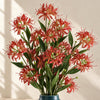 72cm Artificial Coral Spider Lily Stem