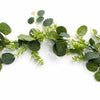 Pack of 6 x 160cm Artificial Eucalyptus Garland with Mixed Foliage - Premium Quality
