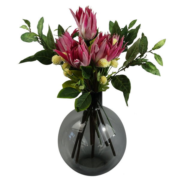 Pack of 6 x 90cm Artificial Ficus Foliage Stem - Premium Quality