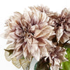 Pack of 6 x 55cm Dahlia Flower Stem - Dusty Pink - Premium Quality