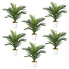 Pack of 6 x 50cm Artificial Mini Palm Tree - Premium Quality