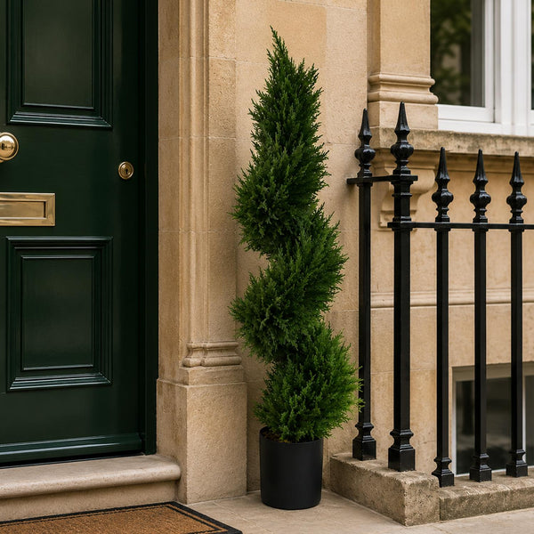 Leaf 120cm Spiral Cypress Tree Artificial