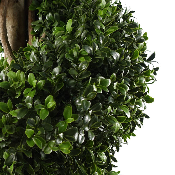 120cm Pair of Spiral Buxus Artificial Tree UV Resistant Outdoor Topiary - Premium Quality