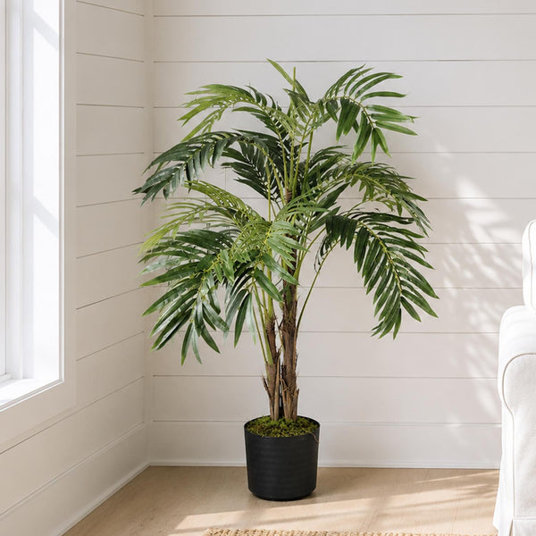 Large Artificial Palm Tree 120cm Luxury Realistic Faux House Plants Botanik
