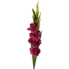 Pack of 6 x 115cm Artificial Pink Gladioli Stem
