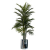 51cm XL Silver Metal Planter by Leaf