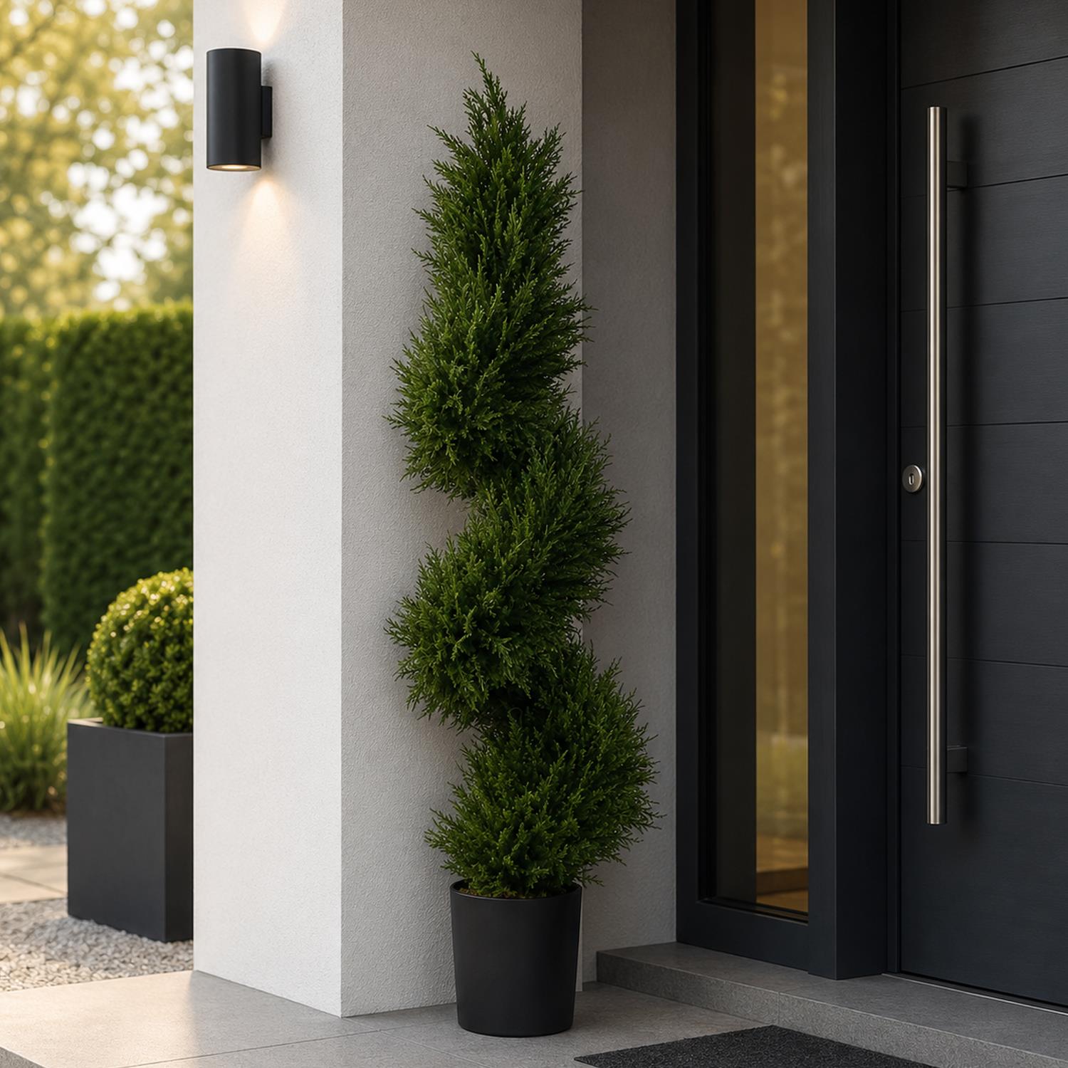 Sprial Tree Artificial Topiary 120cm  Cypress Botanik
