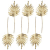 Pack of 6 x Artificial Foliage Gold Monstera Leaf 95cm