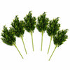 Pack of 6 x 75cm Artificial Laurel Leaf Foliage Bush Stem
