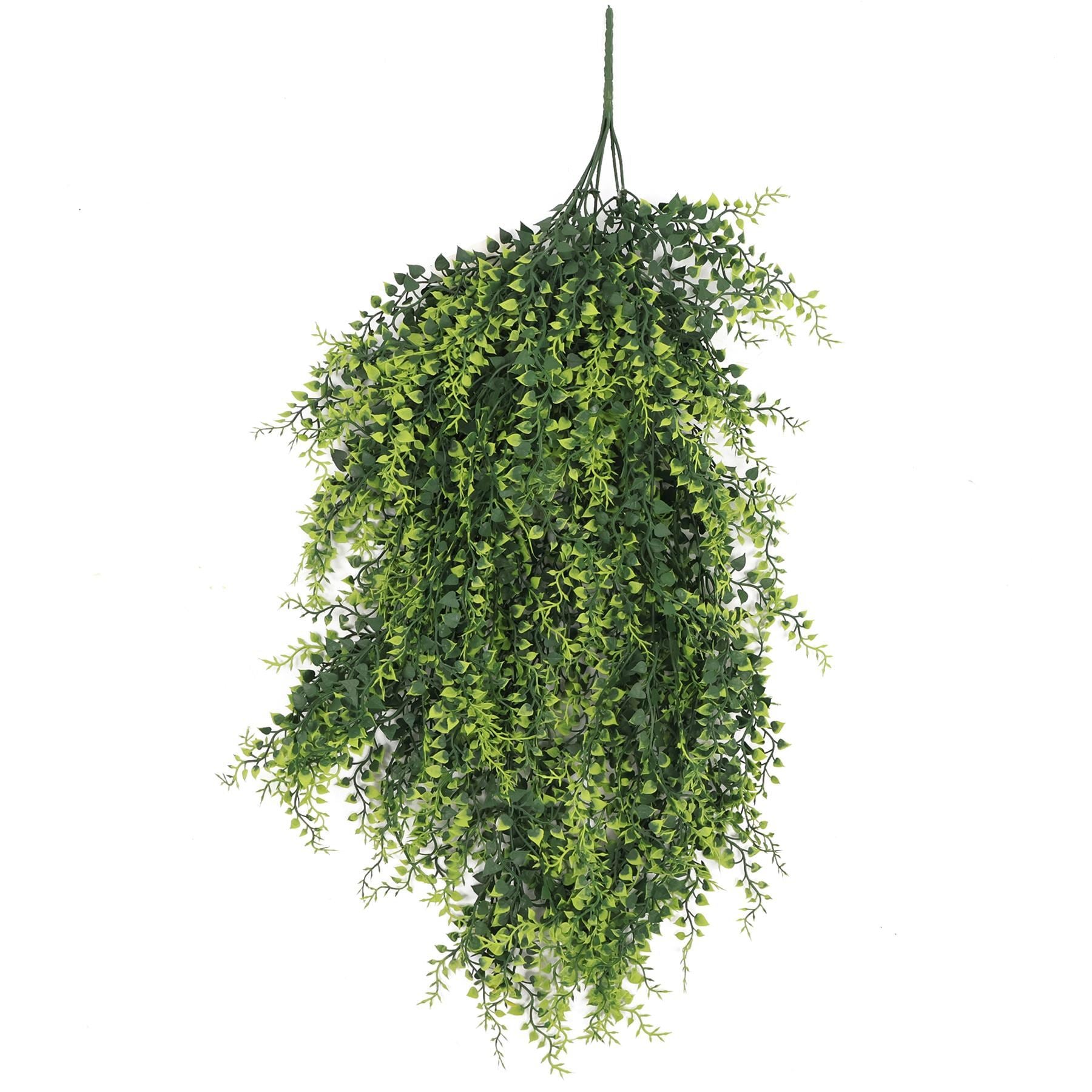 Pack of 6 x Hanging UV and Fire Resistant Artificial Foliage Plant 85cm