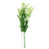 Pack of 6 x 80cm White Larkspur Artifical Stem - Premium Quality