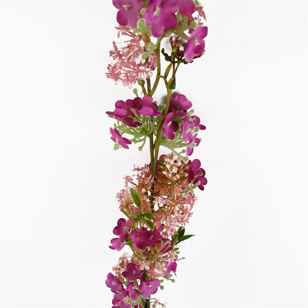 100cm Pink Blossom Spray Stem