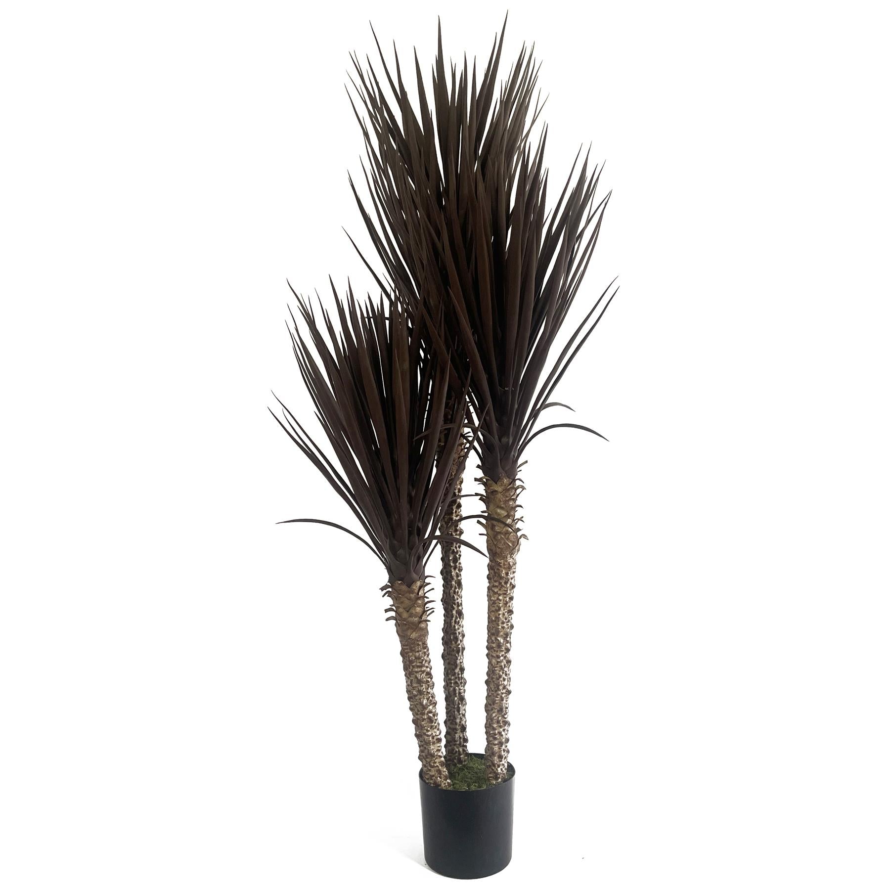 Artificial Tree Yukka Tropical 155cm Tall XXL Dark Yukka