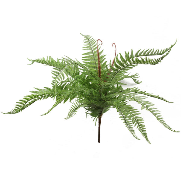 Artificial Fern Plant 60cm Bushy Dixie Wood Fern Plant Pack x 6