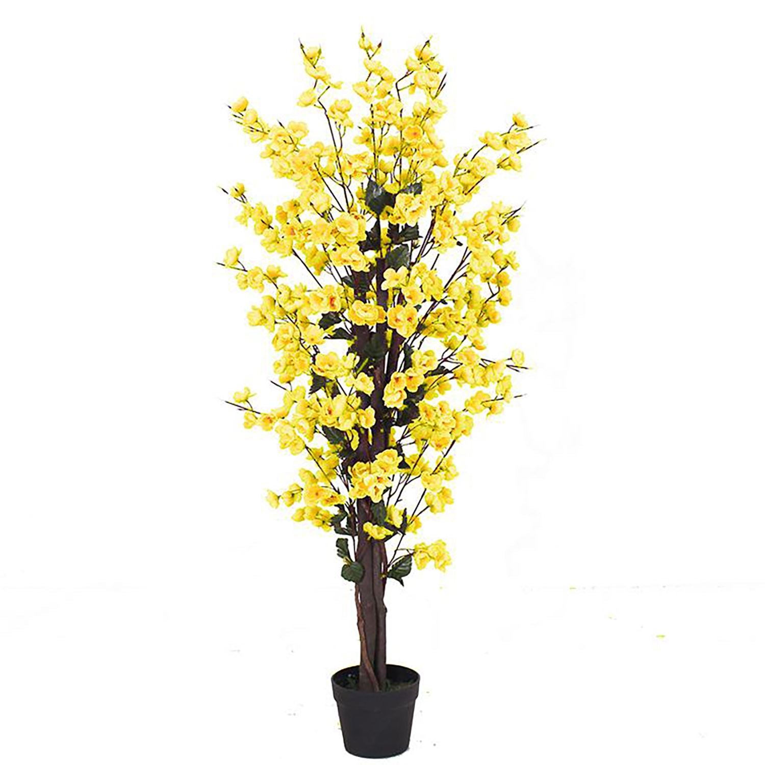 Artificial 120cm Yellow Blossom Tree
