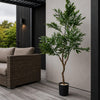 Leaf Design 120cm UV Resistant Artificial Ficus Leaf Tree
