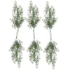 Pack of 6 x Hanging UV and Fire Resistant Artificial String Pearl Plant 75cm - Premium Quality