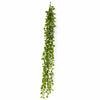 Pack of 6 x 90cm Artificial Trailing Green Leaf Hanging Plant Faux Foliage Garland
