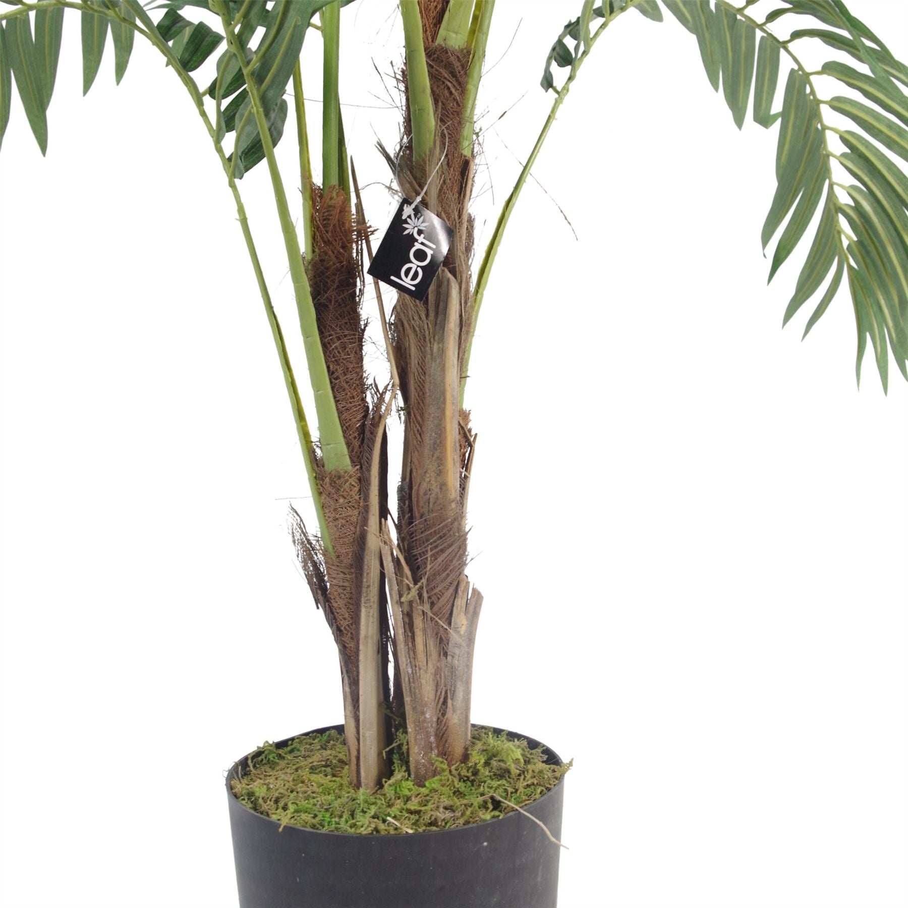 Artificial Palm Tree Gold Planter 120cm Luxury Premium