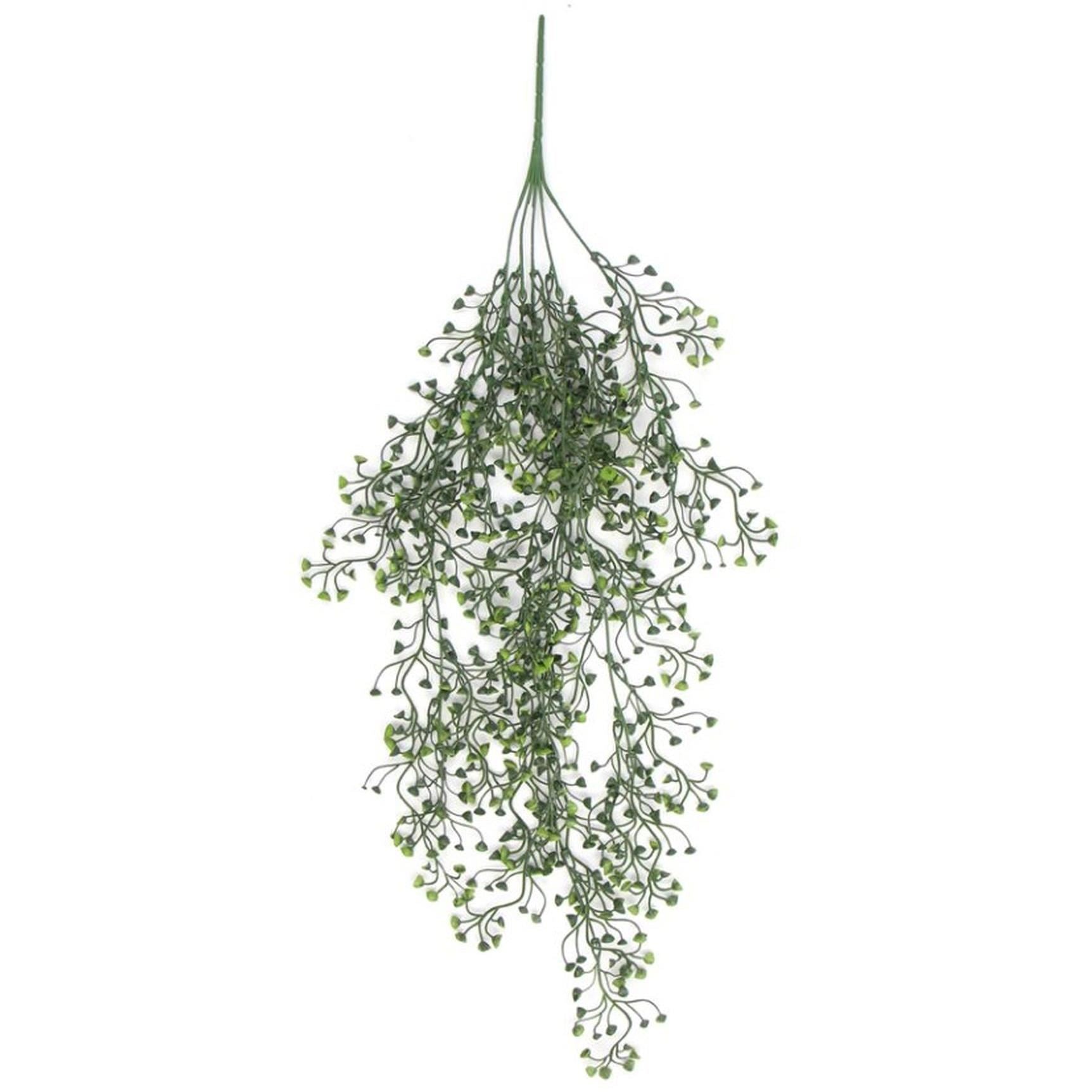 Pack of 6 x Hanging UV and Fire Resistant Artificial String Pearl Plant 75cm