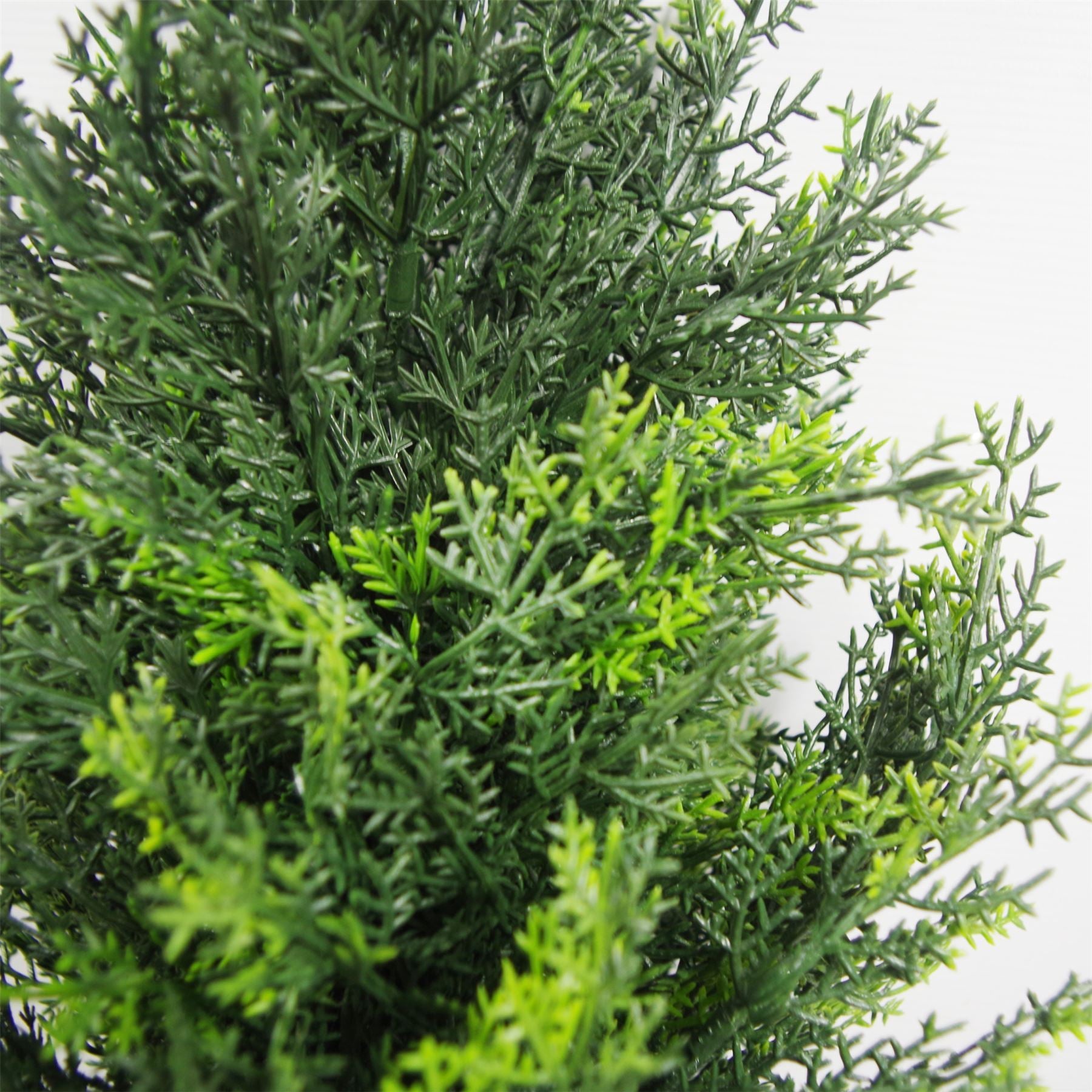 60cm Pair of Artificial Cedar Cypress Topiary UV Resistant - Premium Quality