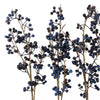 Artificial Blue Christmas Berry Spray 70cm Xmas