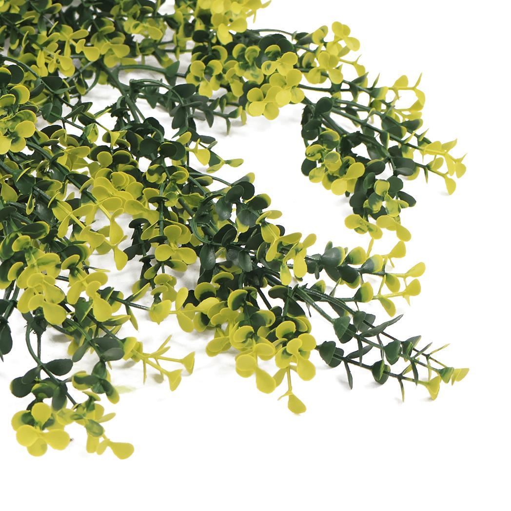 Pack of 6 x Hanging UV and Fire Resistant Artificial Variegated Plant 76cm - Premium Quality